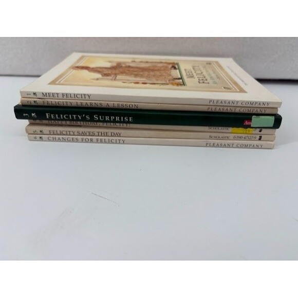American Girl Collection Meet Felicity Paperback Books 1-6 Set Lot Vintage - Picture 1 of 4